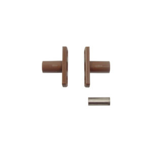 TELENOT 10er Set MK30 Magnetischer Einbauflansch Braun – Optimale Befestigungslösung für Sicherheitsprojekte