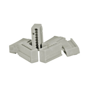TELENOT 8-fach MICRO-Verbindungsklemme Serie 243 Grau – 50 Stück für effiziente Elektroinstallationen (Art.-Nr. 940058226)
