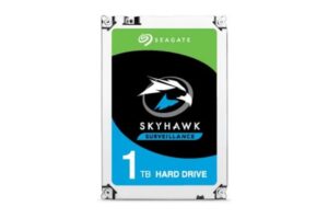Eine Seagate SkyHawk Überwachungsharddisk mit einer Kapazität von 1 Terabyte.