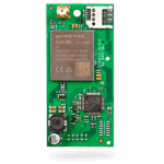 Grüne elektronische Platine mit aufgelegtem Quectel EG91-EX Modul und zusätzlichen elektronischen Bauteilen.