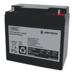 Wiederaufladbare, versiegelte Blei-Säure-Batterie von ARITECH mit der Modellnummer BS131N, 12V und 18Ah Kapazität, gekennzeichnet als wartungsfrei und in Vietnam hergestellt.