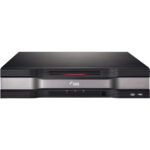 Schwarzer IDIS-Recorder mit silberner Front und LED-Anzeigen.