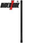 Ein langer, schwarzer Kunststoffstab mit dem Logo von "VideoZone" in der oberen linken Ecke.