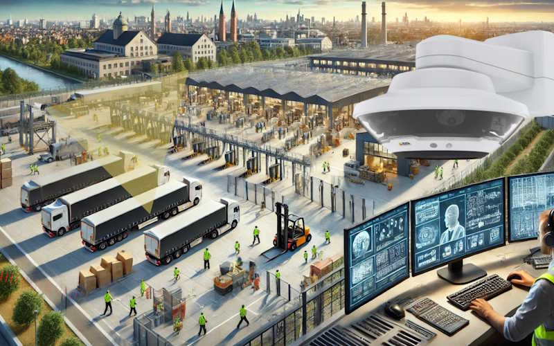 Sicherheitslösung für Logistikzentren mit intelligenter Videoanalyse