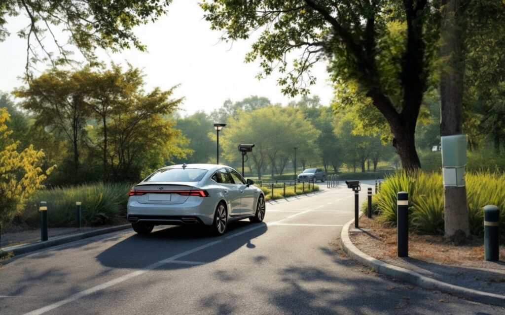 Automatisierter Parkzugang für Unternehmen mit intelligenter Zufahrtskontrolle