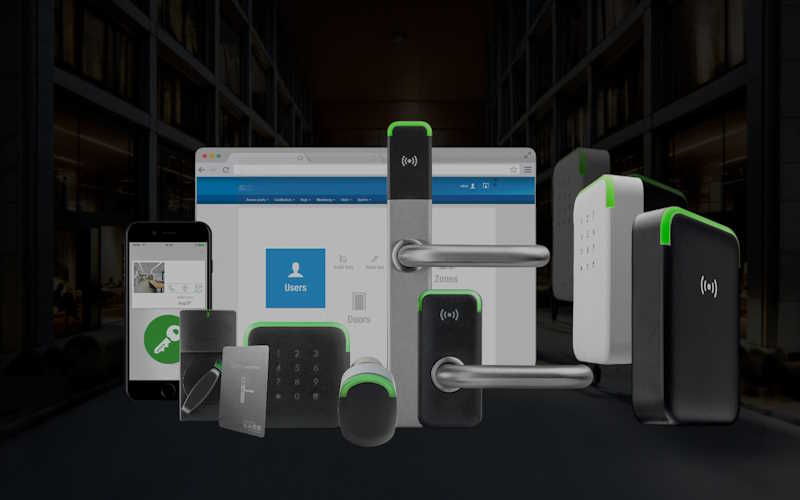 Elektronische Zutrittskontrolle für Unternehmen mit digitaler Rechteverwaltung