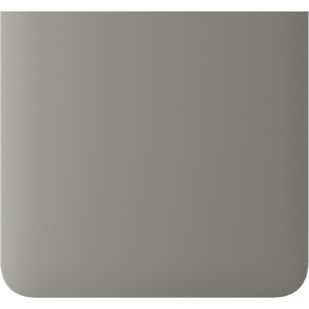 Ein glatter, grünlich-grauer Hintergrund mit abgerundeten Ecken.