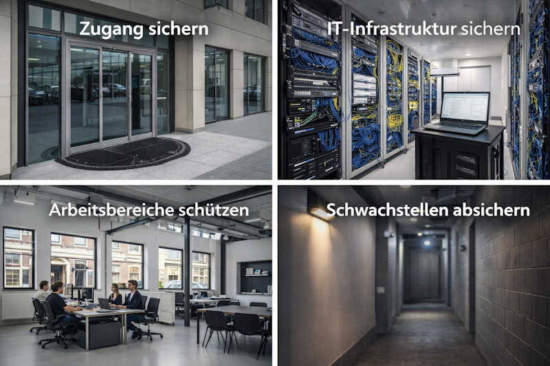 Alarmanlage für Bürogebäude und Verwaltung