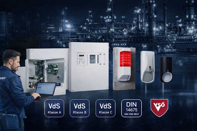 Zertifizierte VdS Alarmanlage Installation durch Sicherheitstechniker