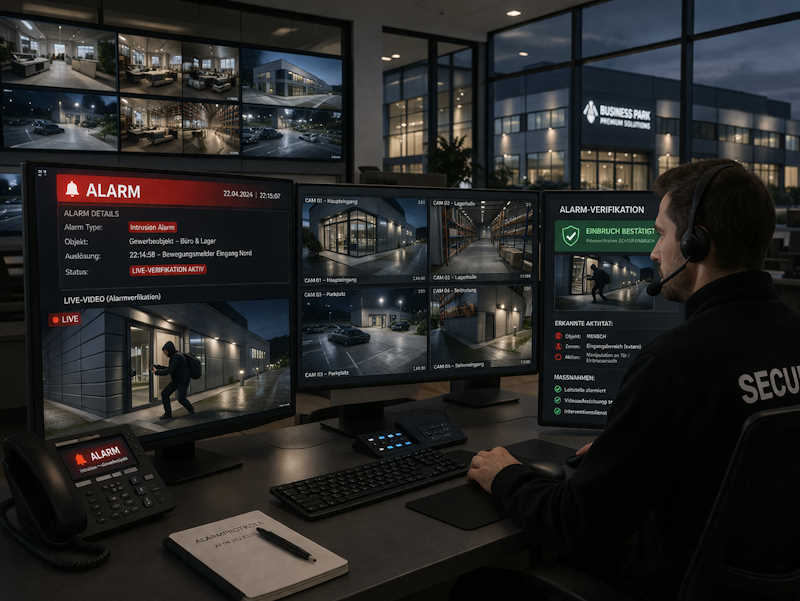 Alarmaufschaltung Karlsruhe Leitstelle Videoaufschaltung Sicherheitssystem