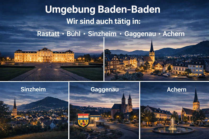 Einsatzgebiet Baden-Baden Umgebung Sicherheitsdienst