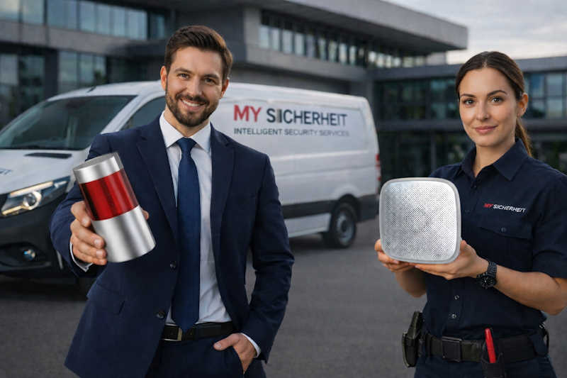 Sirene Alarmanlage außen innen Alarmierung