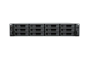 Rackmontiertes Speichersystem mit zwölf hot-swap-fähigen Laufwerksschächten