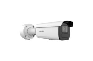 Hikvision-Überwachungskamera für die Außenmontage mit Objektiv und Wandhalterung