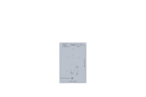 Graue Installationsschablone mit Bohrmarkierungen, Ausrichtungshinweisen und Maßangaben von 190 × 410 mm