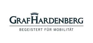 Logo von Graf Hardenberg mit dem Slogan „Begeisternde Immobilien“