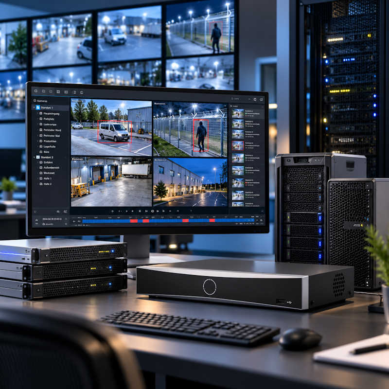 Professionelle Netzwerk-Videorekorder für Videoaufzeichnung und Speicherung