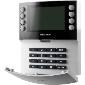JABLOTRON JA-115E-NFC BUS-Bedienteil mit LCD-Display, MIFARE-/NFC-Leser 13,56 MHz und EN 50131 Grad 2