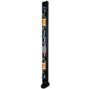 STW303RR Lichtschrankensäule – 180°, 3 m, freistehend