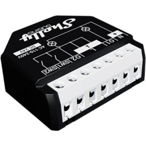 Shelly Wave QNSW-002P16EU Unterputz-Relais mit 2 Kanälen, Z-Wave und 24 V DC / 110–240 V AC
