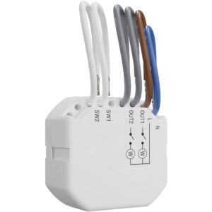 BeWave ASW-220 Funkrelais mit 2 Kanälen, 868 MHz und 230 V AC