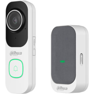 Dahua DH-VDKP01-WG WLAN-Video-Türklingel-Kit mit Funkgong, 4 MP, 10 m IR-Nachtsicht, IP65