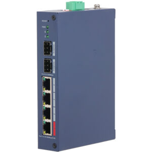 Dahua DH-CHS4206-4ET-90 Managed PoE-Switch mit 4 PoE-Ports, 2 SFP-Ports und 90 W PoE-Budget