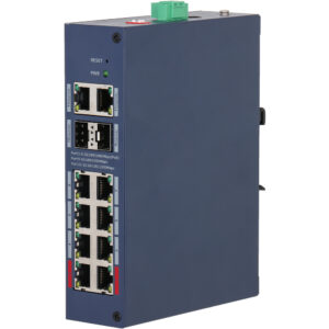 Dahua DH-CHS4212-8GT-110 PoE-Switch mit 8 PoE-Ports, 110 W PoE-Budget und 2 SFP-Ports