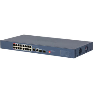 Dahua DH-CS4218-16ET-135-V2 Cloud-managed PoE-Switch mit 16 PoE-Ports, 2 SFP-Ports und 135 W PoE-Budget