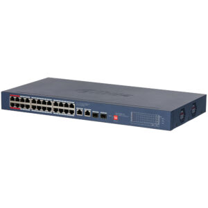 Dahua DH-CS4228-24GT-375-V2 28-Port-PoE-Switch mit 24 PoE-Ports, 375 W PoE-Budget und Cloud-Management