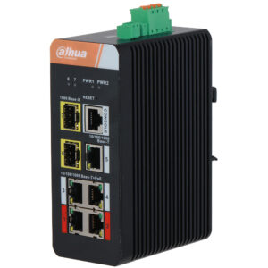 Dahua DH-IS4207-4GT-120 Managed PoE-Switch mit 4 PoE-Ports, 2 SFP-Ports und 120 W PoE-Budget