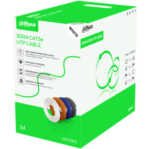 Dahua DH-PFM922I-5EUN-C-white CAT5e-UTP-Datenkabel, 305 m, 22–31 % Kupfergehalt, −20 bis +60 °C