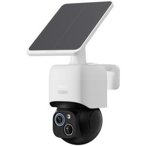 SS121 WLAN-PT-Dome-Kamera mit 4K-Auflösung, Solarpanel und Schutzklasse IP65