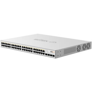 WI-PCES352GF Managed PoE-Switch mit 48 PoE-Ports, 4 SFP-Ports und 370 W PoE-Budget