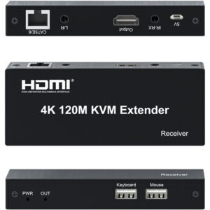 HDES43 HDMI-Extender mit 4K bei 30 Hz und 120 m Reichweite