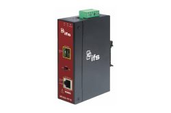 Medienkonverter, Industrial, Managed, Gigabit Ethernet nach SFP, PoE