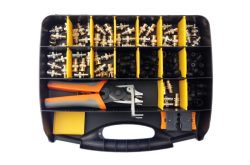 BNC Steckverbinder, Starter Kit mit 50 Steckern, 5 Kupplungen, Werkzeuge