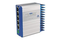 Ethernet Switch, 4x PoE, 1x RJ45, 12 - 24 V, DC-Anschluss