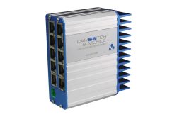 Ethernet Switch, 8x PoE, 2x RJ45, 12 - 24 V, DC-Anschluss