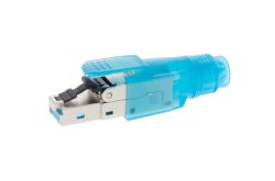 RJ45 Stecker STP, Cat.6A, AWG 22-27, feldkonfektionierbar,