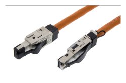 RJ45 Stecker Cat.6 AWG22-26, Feldkonfektionierbar, schmale und kurze Ausführung