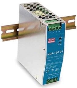 Netzgerät für DIN Rail Montage 230VAC Eingang, 48VDC Ausgang, max. 120W