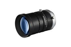 Fujinon Kameraobjektiv, Modell HF75HA-1S, mit einer Brennweite von 75 mm und einer Blende von f/2,8, in schwarzem Design.