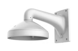Wandhalterung für eine Kamera im weißen, modernen Design.