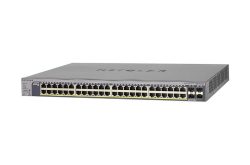 Gigabit Switch, L2, 48 Ports smart managed, stackable, PoE, 384W, 4xSFP
