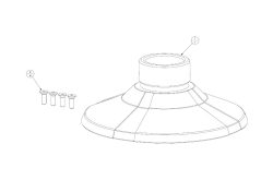 Pendant Mount Shroud Kit, für FLIR SAROS