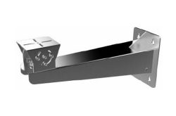 Wandhalterung aus Metall mit rechteckiger Montageschiene und befestigten Schrauben an beiden Enden.