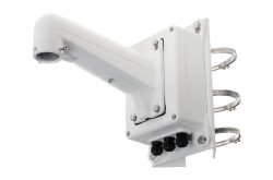 Mastmontage, Anschlussbox, für Hikvision Domes, weiß, 209,7x314x600,8mm