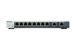 Smart managed Plus Switch 8 Ports, 2 Uplinks, Lüfterlos, Web Managed, VLAN