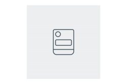 Ein einfaches Symbol eines generischen Profils, bestehend aus einer Darstellung eines Bildes und Text in einem Rechteck.